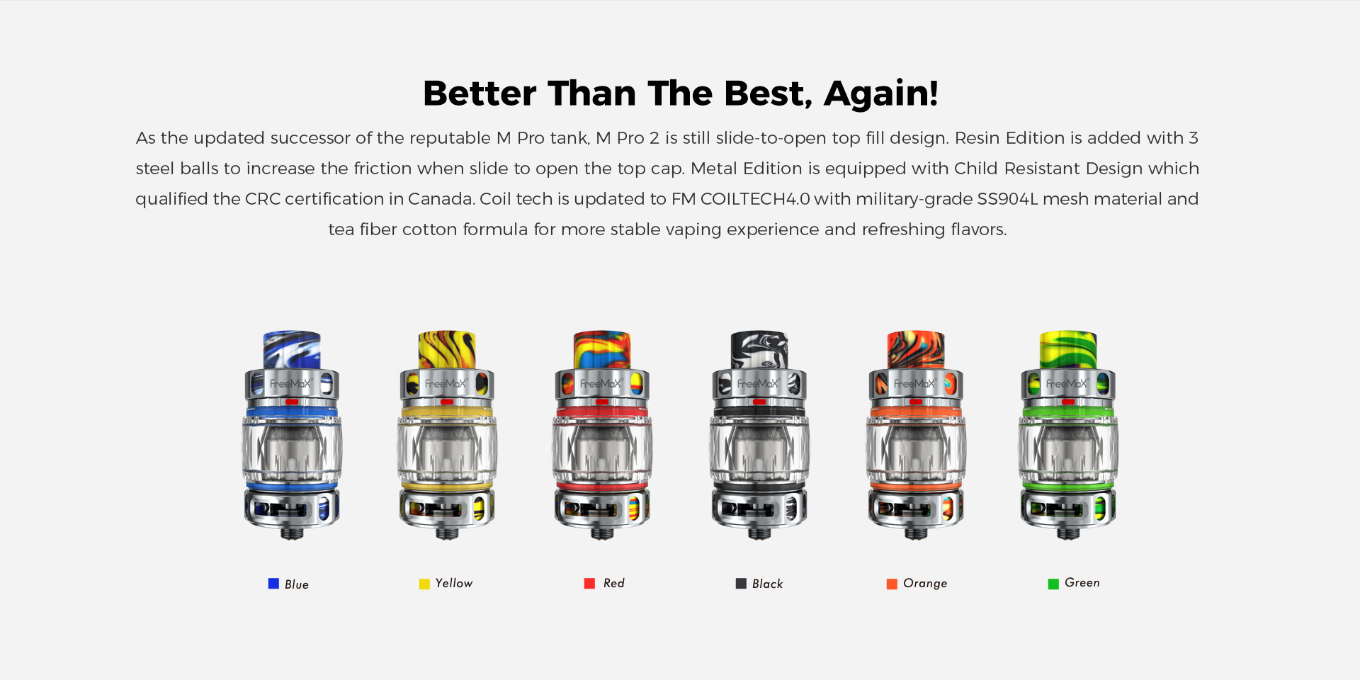 M Pro 2 Tank - Better Than The Best Again