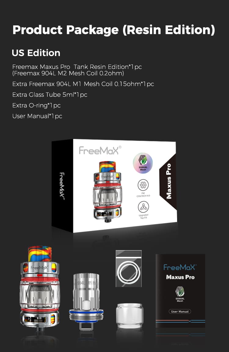 M Pro 2 Tank - Product Package(Resin Edition) US Edition