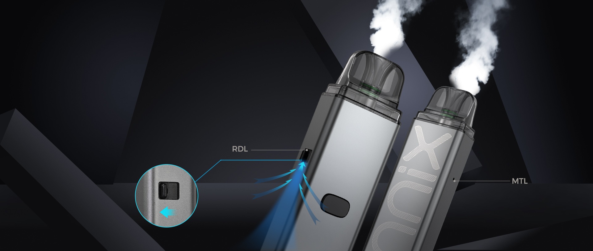 Onnix 20W Kit - Dual Airflow Mechanism for RDL & MTL Vaping Needs
